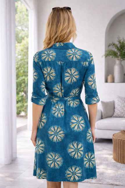 Teal Print