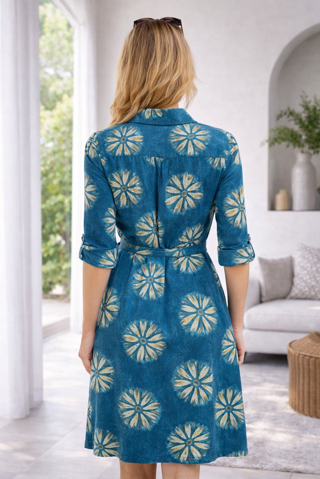 Teal Print