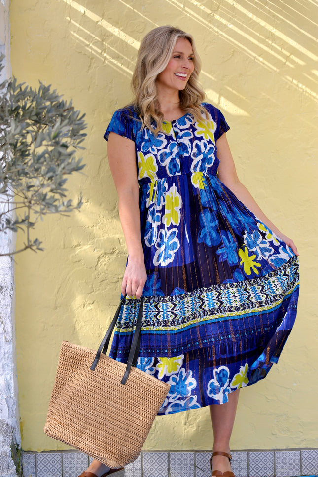 Navy Print