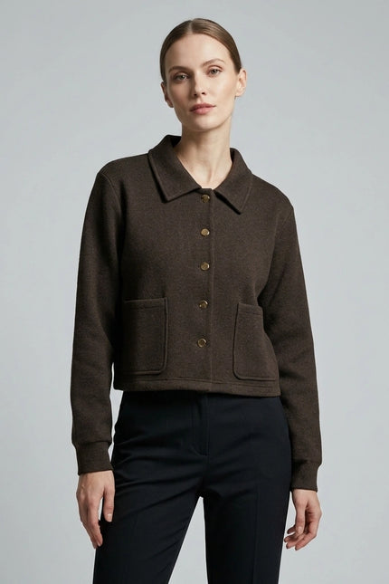 Jacket with pockets long sleeve