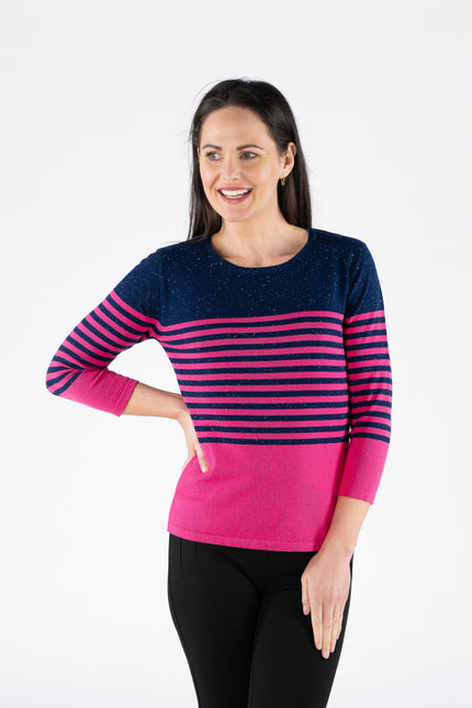 Navy Cerise