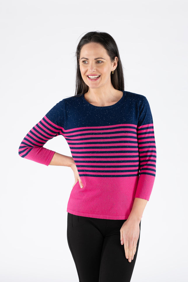 Navy Cerise