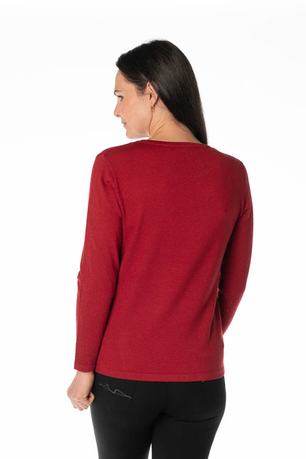 Jumper sparkly glitter with 3/4 sleeve