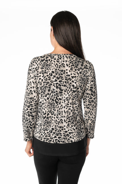 Beige Black
