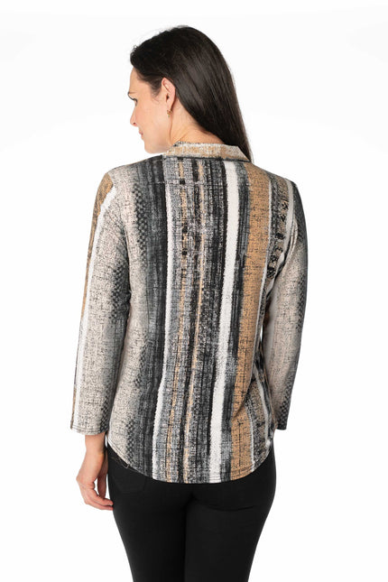 Taupe Print