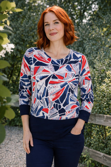 Navy Red
