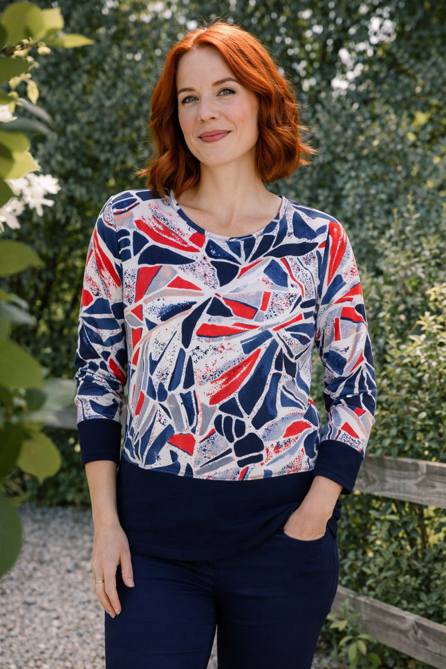 Navy Red