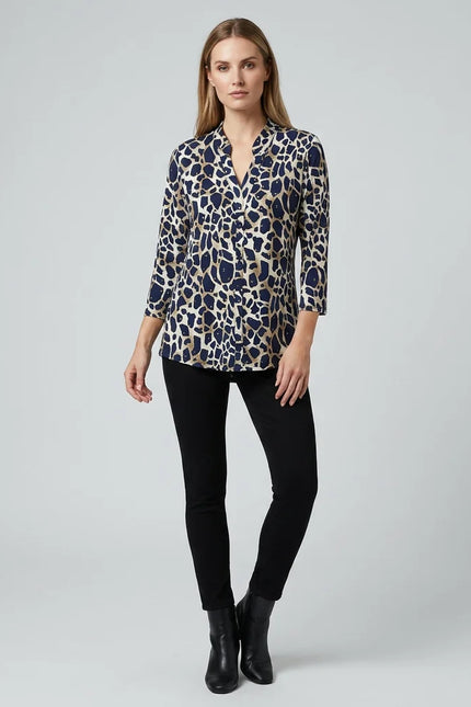 Navy Print