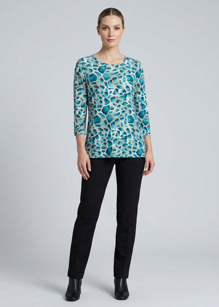 Teal Print