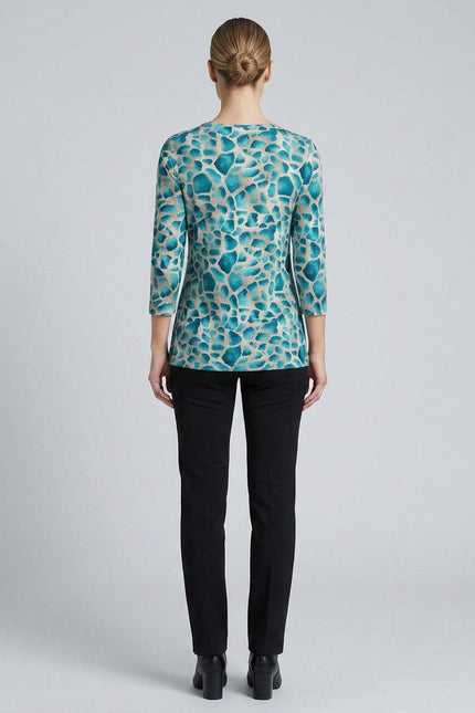 Teal Print