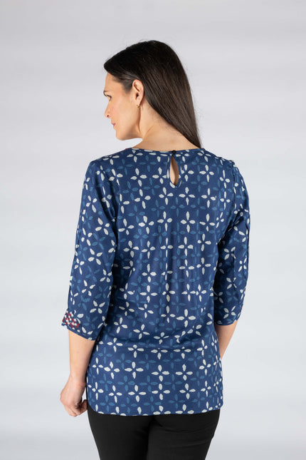 Navy White
