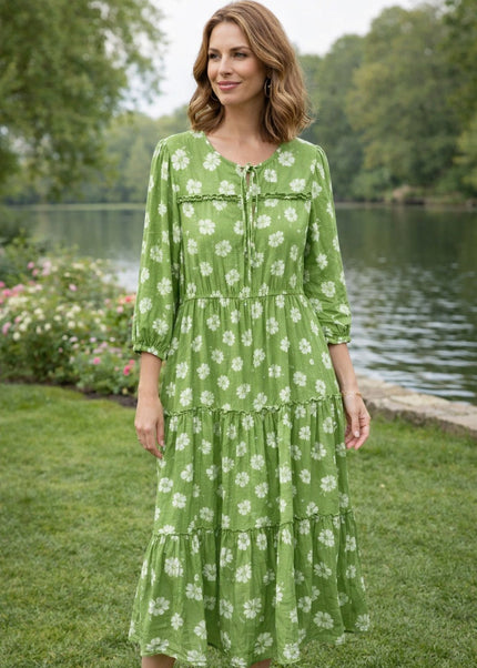 Green White