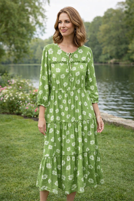 Green White
