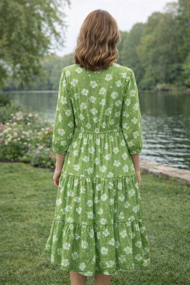 Green White