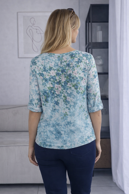 Teal Print