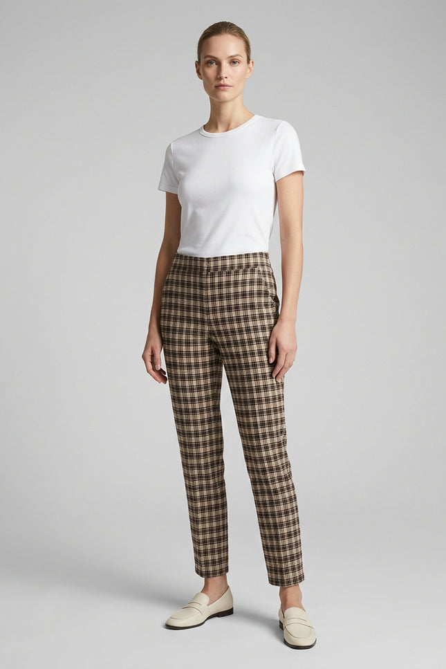 Trouser 29 inch check with pockets