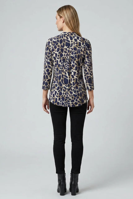 Navy Print