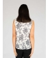 SLEEVELESS FLOWER PRINT BLOUSE- B30096