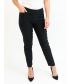 29 Inch leg black trouser with metal trim