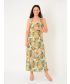 Mustard Floral Reversible Dress