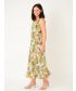 Mustard Floral Reversible Dress