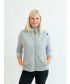 Quilted Pattern Gilet-Silver-12